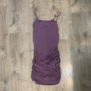 Ruched Mini Dress